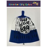 Crochet Top Hand Towel / Tea Towel -  Keep Calm and BBQ On Crochet Top Hand Towel / Tea Towel -  Keep Calm and BBQ On